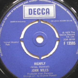 John Miles Highfly 7" Decca F13595 EX 1975