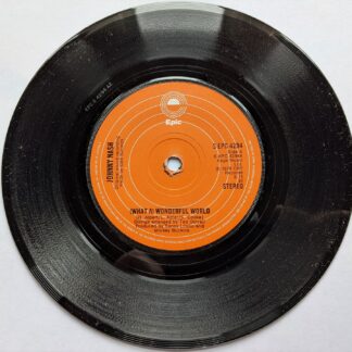 Johnny Nash What A Wonderful World 7" Epic SEPC4294 EX 1976
