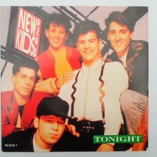New Kids On The Block Tonight 7" CBS BLOCK7 EX/EX 1990 picture sleeve