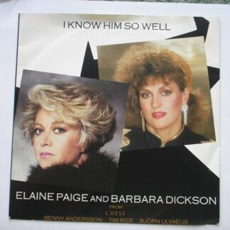 Elaine Paige & Barbara Dickson I Know Him So Well 7" RCA CHESS3 EX/VG 1984 b-side by London Sympony Orchestra