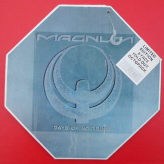 Magnum Days Of No Trust 7" Polydor POSPG 910 EX/EX 1988 octagonal numbered picture sleeve 2141