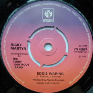 Nicky Martyn Eddie Waring 7" Pye 7N 45587 EX 1976