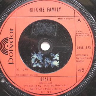 Ritchie Family Brazil 7" Polydor 2058625 EX 1975