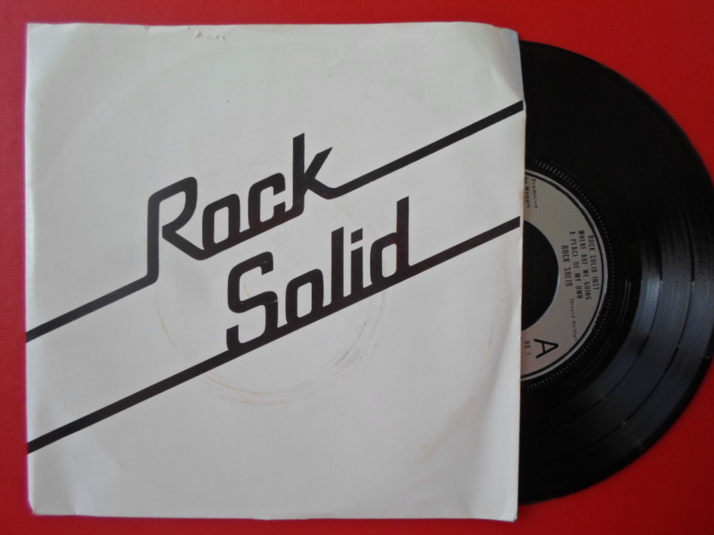 Rock Solid Where Are We Going 7" Air Edel HB1 EX /EX 1978 picture sleeve