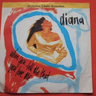 Diana Ross When You Tell Me That You Love Me 7" EMI EM217 EX/EX 1991 picture sleeve