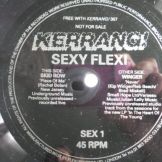 Skid Row Piece Of Me flexi Flexi SEX1 EX 1980s 7-inch flexidisc, b-side by Winger, originally came free with Kerrang