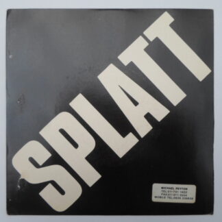 Splatt Jazzin' Up 7" Sophisticated Noise SN1 EX /EX 1988 picture sleeve