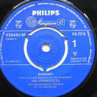Springfields Bambino 7" Philips PB1178 EX 1961