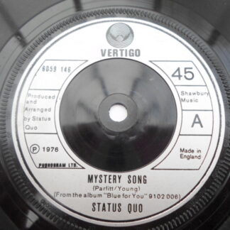 Status Quo Mystery Song 7" Vertigo 6059146 EX 1976