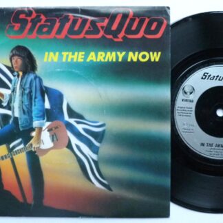 Status Quo In The Army Now 7" Vertigo QUO20 EX/VG 1986 picture sleeve