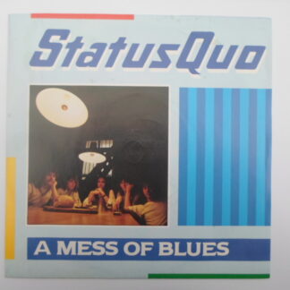 Status Quo Mess Of Blues 7" Vertigo QUO12 EX/EX 1982 picture sleeve