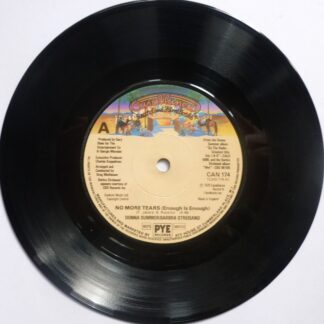 Donna Summer No More Tears 7" Casablanca CAN174 EX 1979 a-side with Barbra Streisand
