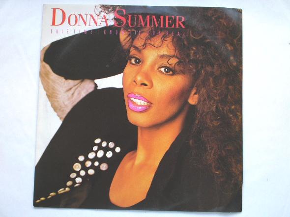 Donna Summer This Time I Know It's For Real 7" Warner Bros U7780 EX/EX 1989 picture sleeve