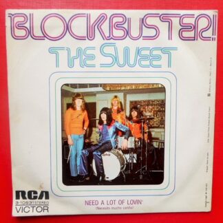 Sweet Blockbuster 7" RCA Victor 310831 EX/EX 1973 Spanish pressing, picture sleeve