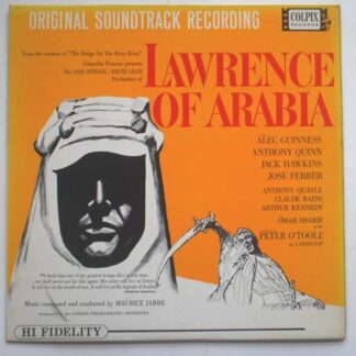 Lawrence Of Arabia LP Pye NPL28023 EX/EX 1963 music by Maurice Jarre