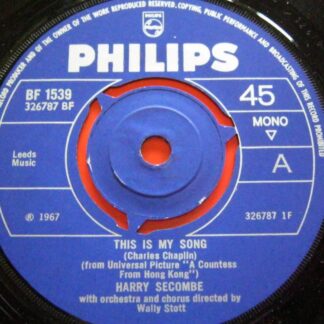 Harry Secombe This Is My Song 7" Philips BF1539 EX 1967
