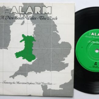 Alarm A New South Wales 7" IRS EIRS129 EX/EX 1989 picture sleeve, featuring the Morriston Orpheus Male Voice Choir