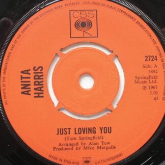 Anita Harris Just Loving You 7" CBS CBS2724 EX 1967