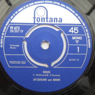 Jacqueline & Bridie Roses 7" Fontana TF473 EX 1964