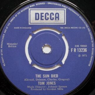 Tom Jones Till 7" Decca FR13236 EX 1971