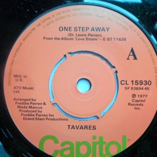 Tavares One Step Away 7" Capitol CL15930 EX 1977