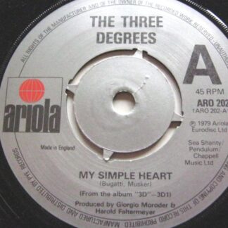 Three Degrees My Simple Heart 7" Ariola ARO202 EX 1979