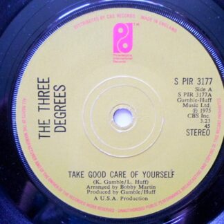Three Degrees Take Good Care Of Yourself 7" Philadelphia SPIR3177 EX 1975