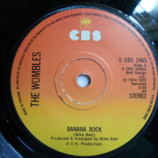 Wombles Banana Rock 7" CBS SCBS2465 EX 1974