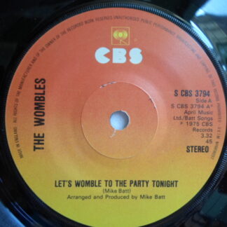 Wombles Let's Womble To The Party Tonight 7" CBS SCBS3794 EX 1975