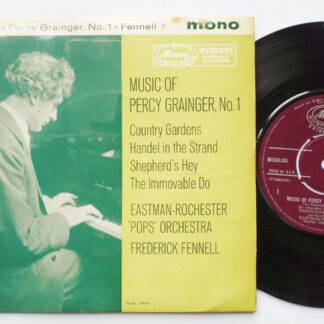 Frederick Fennell Music Of Percy Grainger No 1 EP Mercury XEP9065 EX/EX 1950s there is a dealer sticker on rear of the picture sleeve