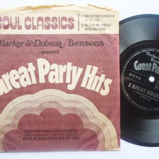 You're The Sunshine Of My Life flexi Sonoco MCPS EX/EX 1970s Soul Classics flexi in picture sleeve, Barker & Dobsons promotional disc