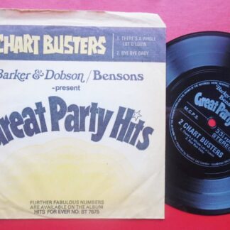 There's A Whole Lot O' Lovin' & Bye Bye Baby flexi Sonoco MCPS EX/EX 1970s Chart Busters flexi in picture sleeve, Barker & Dobsons promotional disc