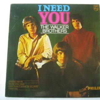 Walker Brothers I Need You EP Philips BE12596 VG/EX 1966 picture sleeve