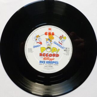 Paul Young Love Of The Common People 7" CBS KELL2 EX 1983 b-side by KC & Sunshine Band, originally came free with Rice Krispies