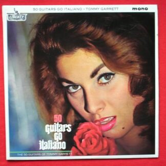 Tommy Garrett 50 Guitars Go Italiano LP Liberty LBY1203 VG/EX 1964 mono