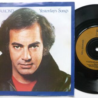 Neil Diamond Yesterdays Songs 7" CBS CBSA1755 EX/EX 1981 picture sleeve