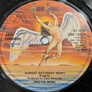 Dave Edmunds Almost Saturday Night 7" Swansong SSK19424 EX 1981