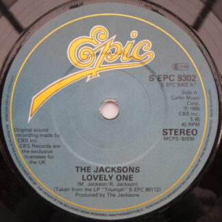 Jacksons Lovely One 7" Epic SEPC9302 EX 1980