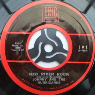Johnny & Hurricanes Red River Rock 7" Eric 191 EX 1970s US pressing