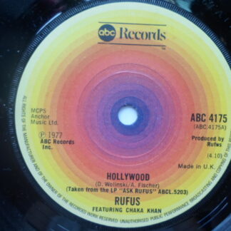 Rufus Hollywood 7" ABC ABC4175 EX 1977