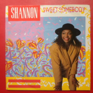 Shannon Sweet Somebody 7" Emergency JAB3 EX/VG 1984 picture sleeve