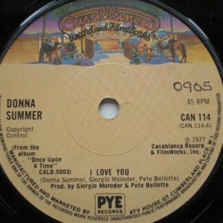 Donna Summer I Love You 7" Casablanca CAN114 EX 1977