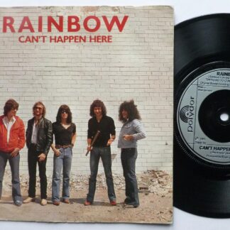 Rainbow Can't Happen Here 7" Polydor POSP251 EX+/VG+ 1981 picture sleeve