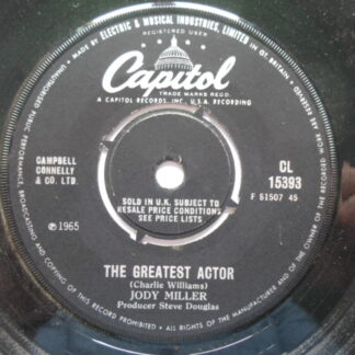 Jody Miller Greatest Actor 7" Capitol CL 15393 EX 1965