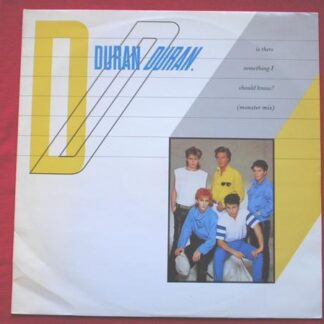 Duran Duran Is There Something I Should Know 12" EMI 12EMI5371 EX/EX 1983 12 inch