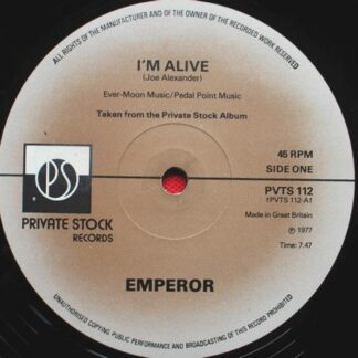 Emperor I'm Alive 12" Private Stock PVTS 112 EX 1977 12 inch