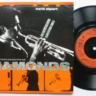 Herb Alpert Diamonds 7" A&M USA605 EX/EX 1987 picture sleeve