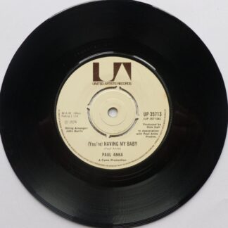 Paul Anka You're Having My Baby 7" United Artists UP35713 EX 1974