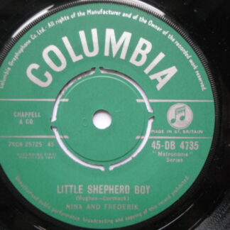 Nina & Frederik Little Shepherd Boy 7" Columbia DB4735 EX 1961
