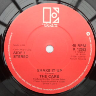 Cars Shake It Up 7" Elektra K12583 EX 1981